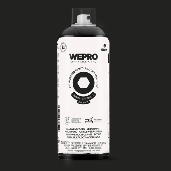 WEPRO Solvent cosmos čierny matný RAL 9005 400ml