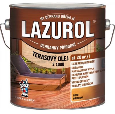 Lazurol Olej terasový prírodný matný 2,5L