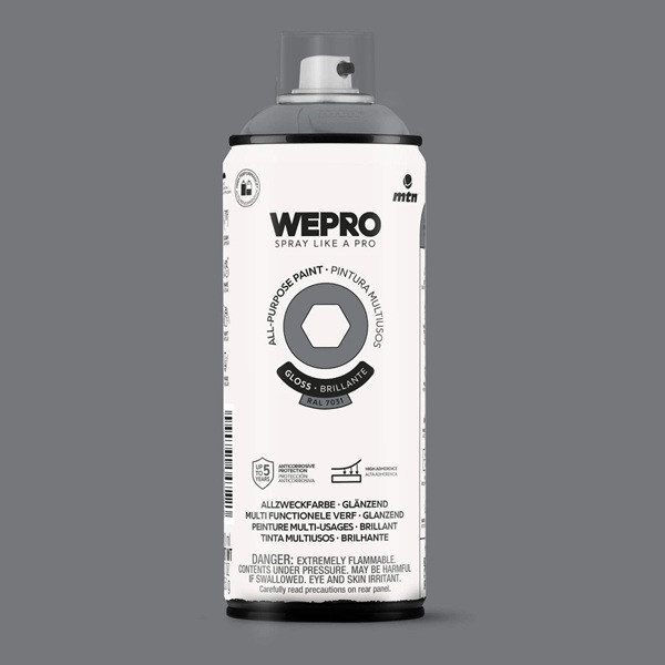 WEPRO Solvent sivá lesklá RAL 7031 400ml