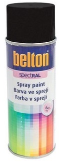 Belton 9005 čierny sprej lesk 400ml