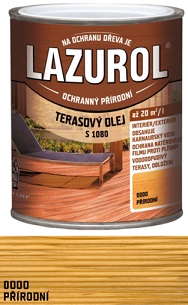 Lazurol Olej terasový prírodný matný 0,75L